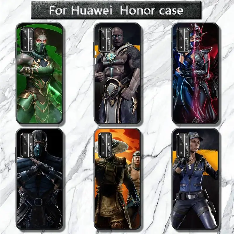 

Fighting game Mortal Kombat Phone Case for Huawei Honor 30 20 10 9 8 8x 8c v30 Lite view 7A5.7inch 5A Play