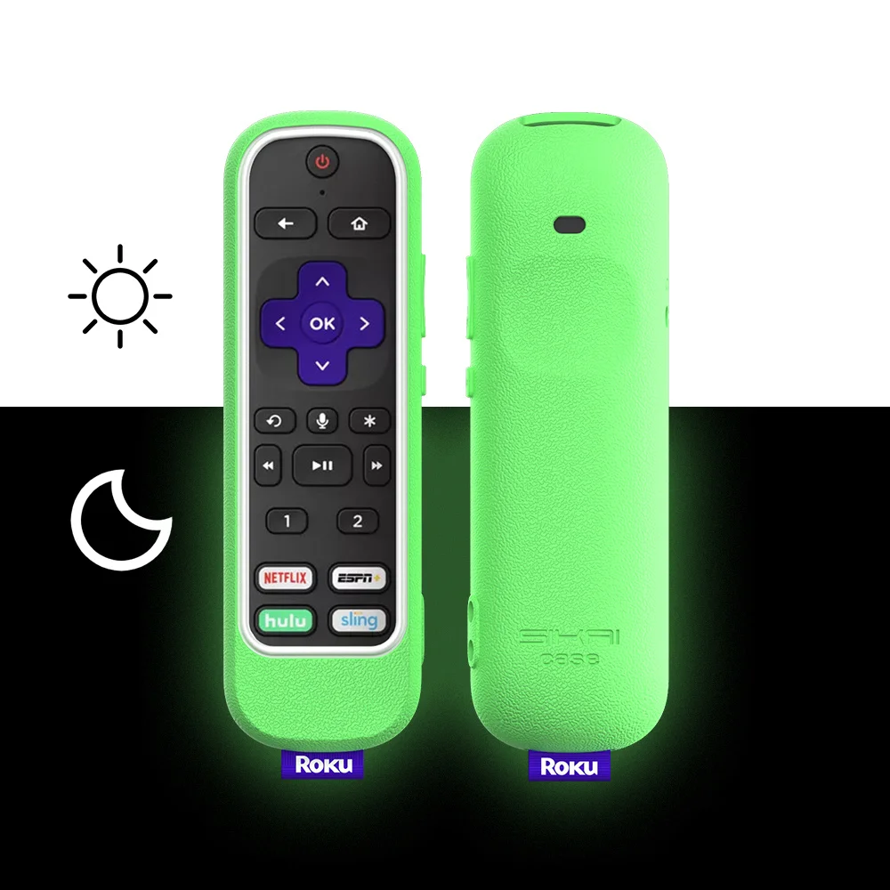 

Silicone Cover Designed For Roku Ultra 2020 And 2019 Enhanced Voice Remote 4670R 4670X RC-AL9