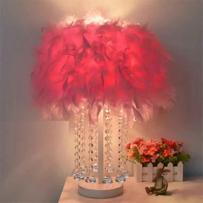 Настольная лампа Da Tavolo Decoracao Casa Bed Mariage Home Tafellamp Deco Abajur Quarto Lampara Para El Dormitorio Luminaria De Mesa |