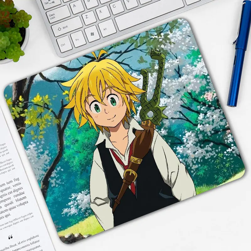 

Hot Sale Popular The Seven Deadly Sins Meliodas Gaming Mouse Pad Gamer Computer Mousepad Keyboard Desk Game Mause Mice Mat