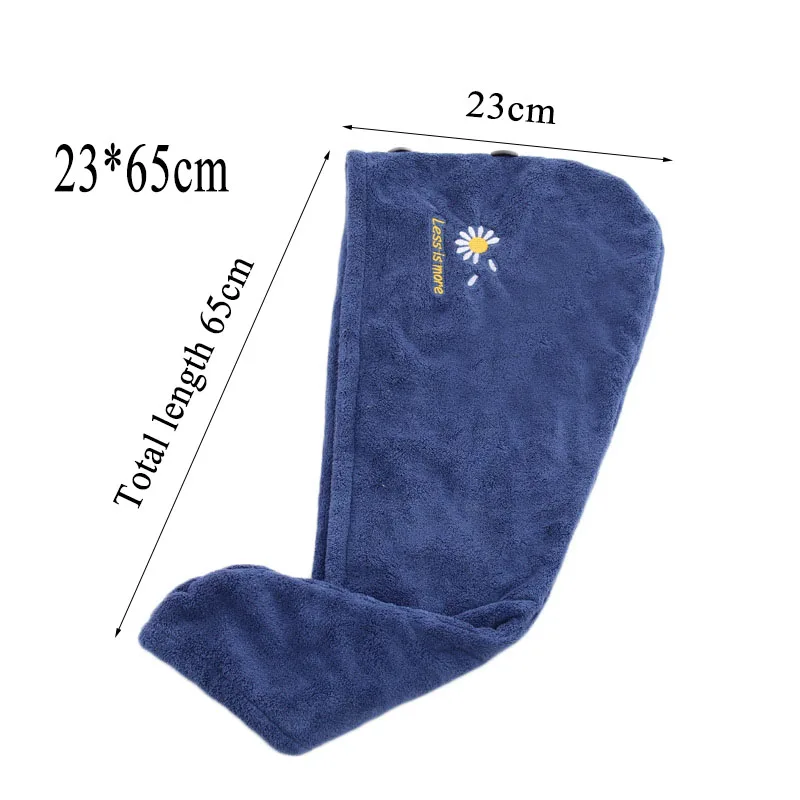 

New Makeup Cosmetics Hair Towel Magic Dry Hair Cap Lady's Soft Comfortable Head Wrap Hat Bath Towel Lovely Hair Towels Drying