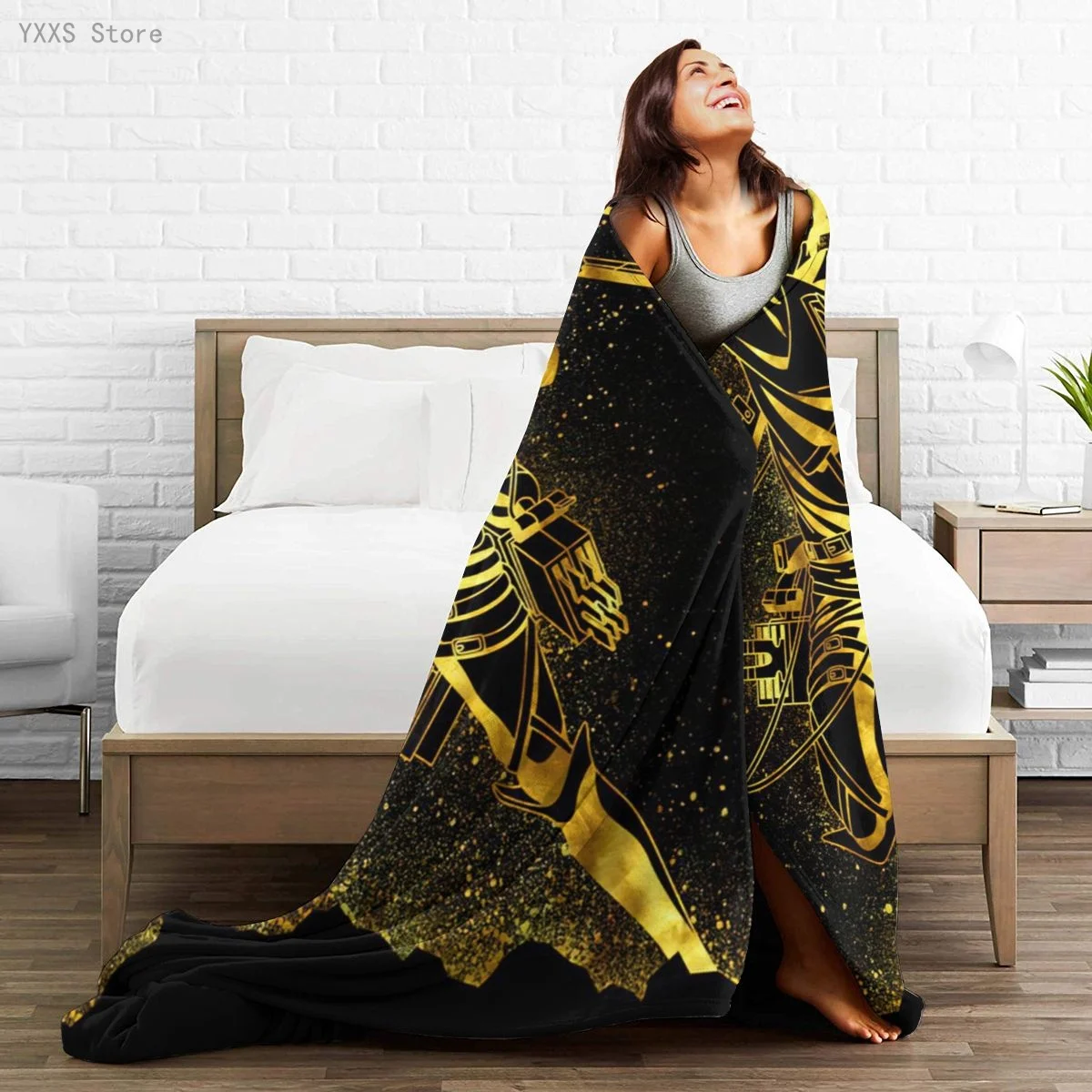 

My Hero Academia 3D Cartoon Sherpa Blanket Warm Super Soft Flannel Office Nap Bedspread Sofa Bedding Plush Quilt Plaids 1797993