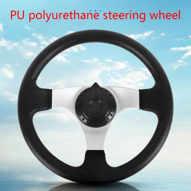 

270mm Universal Steering Wheel for Go Kart 110CC Replacement Accessories PU