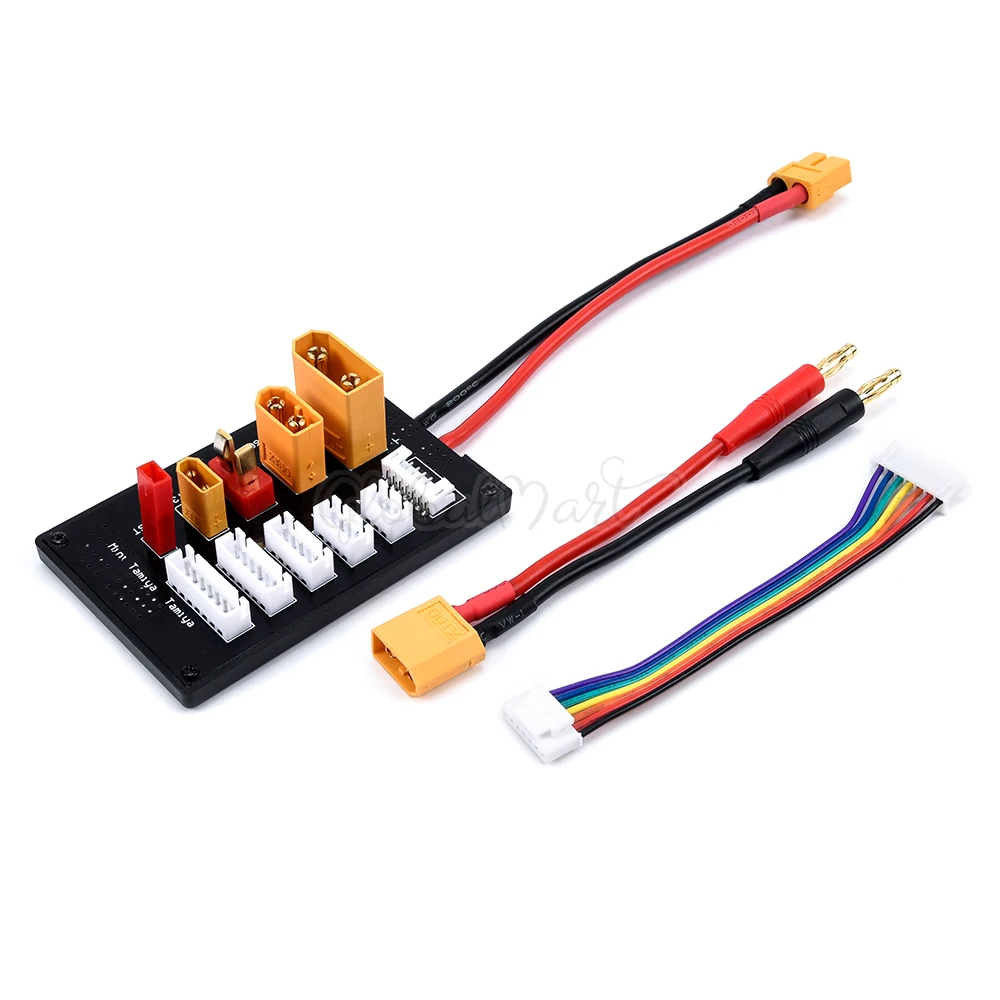 XT30 XT60 XT90 JST T разъём для Lipo батарей зарядное устройство плата 2 6S параллельный