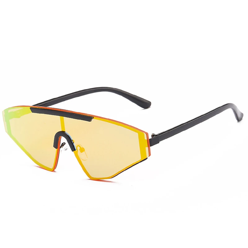 

Triangle y2k Glasses Women Man Colorful Uv400 Goggles Stylish Future Science Technology Style Sunglasses