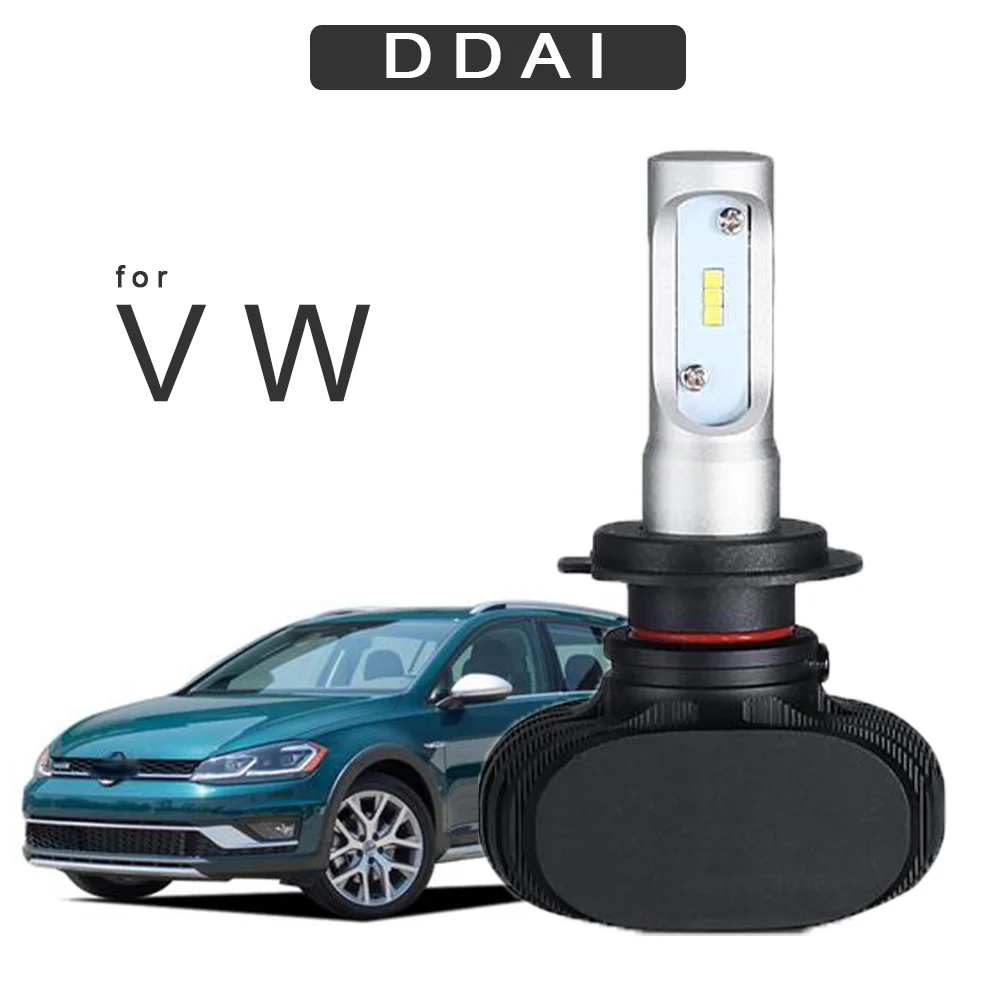 Дорк CSP 9005 9006 Лампа H4 Led H7 Автомобильные фары 12V 50W 8000LM 6000K для авто HB3 HB4H16 P13W