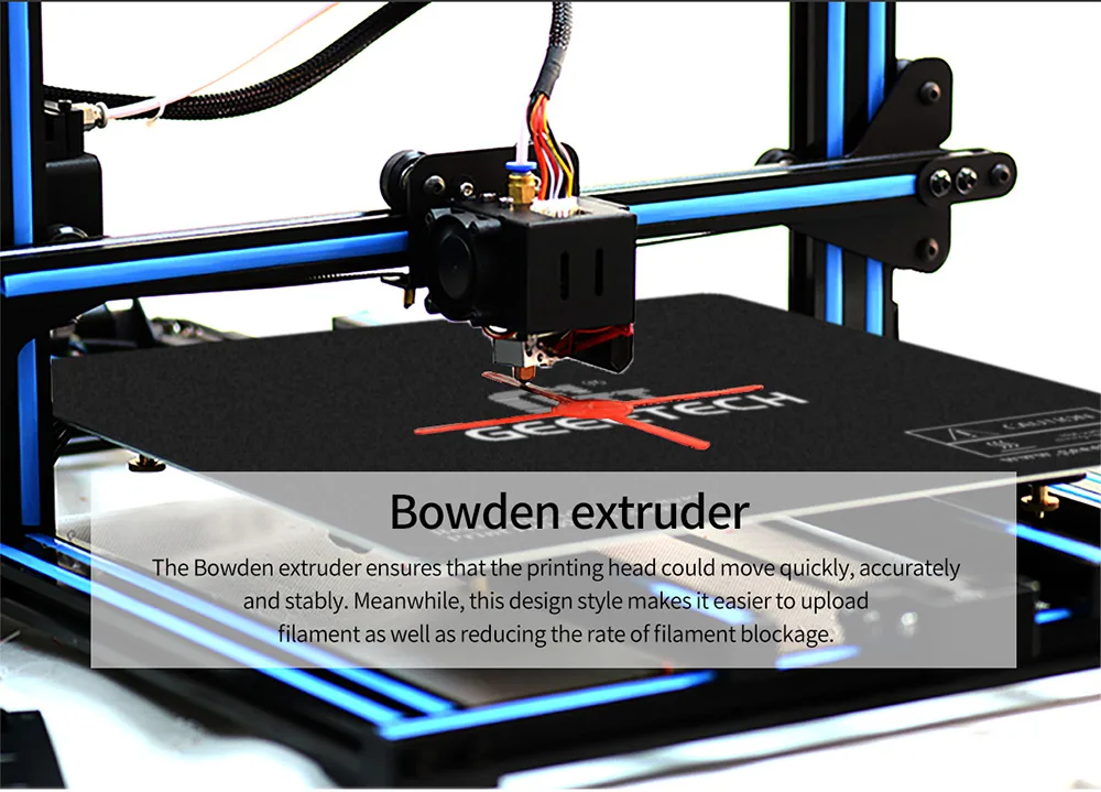 GEEETECH с открытым исходным кодом A30 DIY 3d принтер цветной сенсорный экран Большой принтер зона прерывания 3D-принтер
