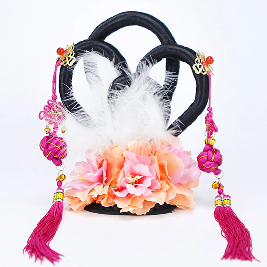 

Головной убор для девочек, сказочные волосы, Классические танцевальные головные уборы для вечевечерние в стиле древней принцессы