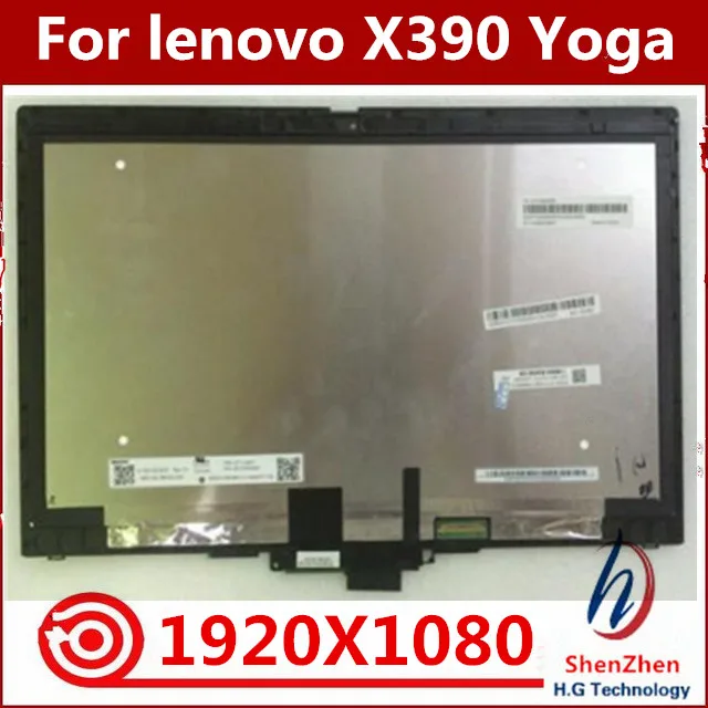 

Original 13.3'' inch 1920×1080 N133HCE-EP2 For lenovo X390 Yoga LCD Display Touch Screen Panel assembly P/N SD10R54651 ST50S9400