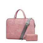 Водонепроницаемая сумка для ноутбука из искусственной кожи для Macbook Air Pro, чехол для ноутбука 13, 14, 15, 15,6 дюйма, сумка, модная сумка через плечо, 3 цвета