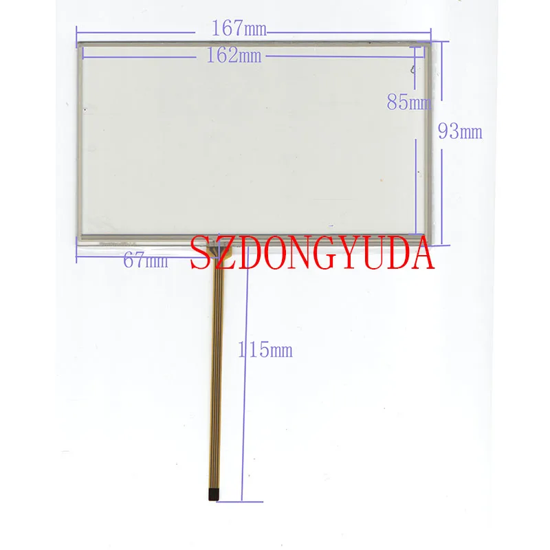 

New Touchpad 7 Inch 4-Line 167*93 For JVC KW-AVX810 JVC-KW-AVX810 Car GPS Navigation Touch Screen Digitizer Glass Panel