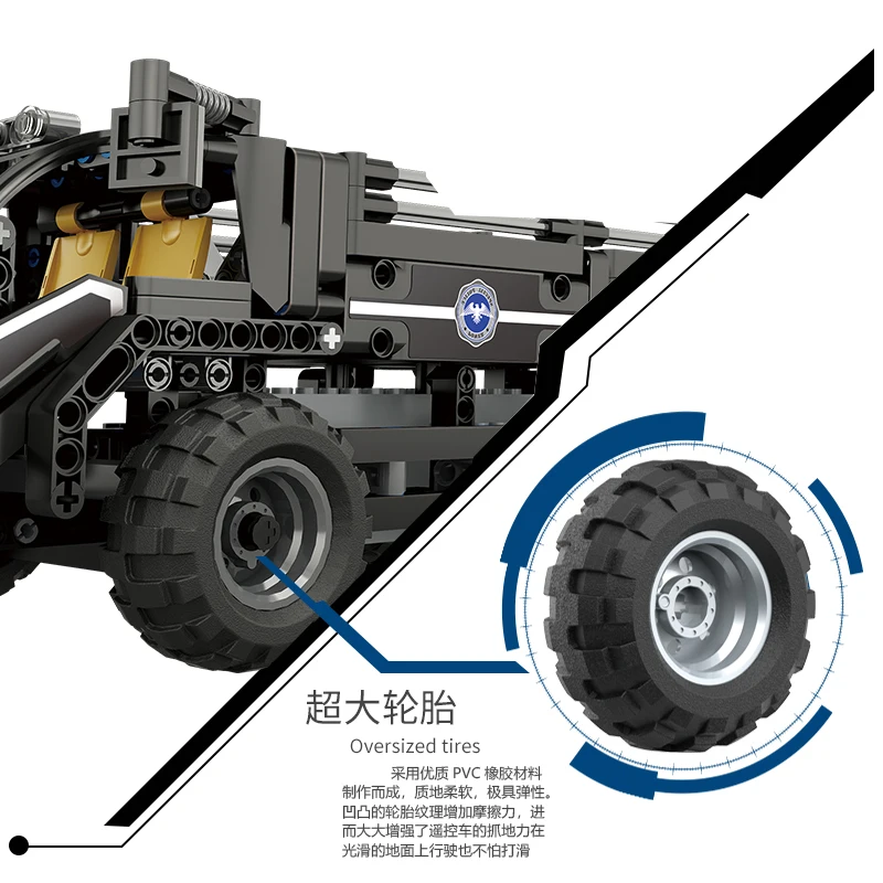 Строительные блоки для детей игрушки в сборе Полицейская машина Альянс