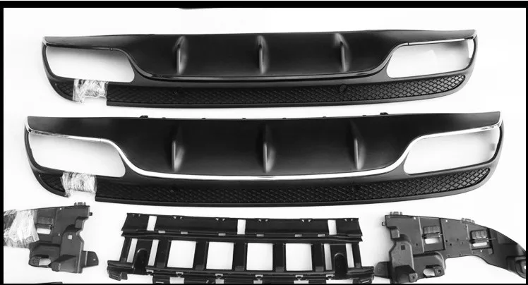 Для Mercedes Benz C класса W205 4-дверный спортивный C200 C250 C300 C350 C400 C43 2015-2018 задний бампер