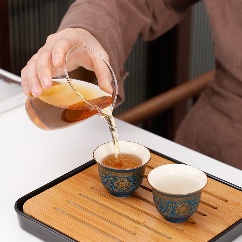 

Portable Tea set include 1 Teapot 4 Teacups Beautiful and easy teapot kettle,Chinese Travel Ceramic Portable Teaset Gaiwan