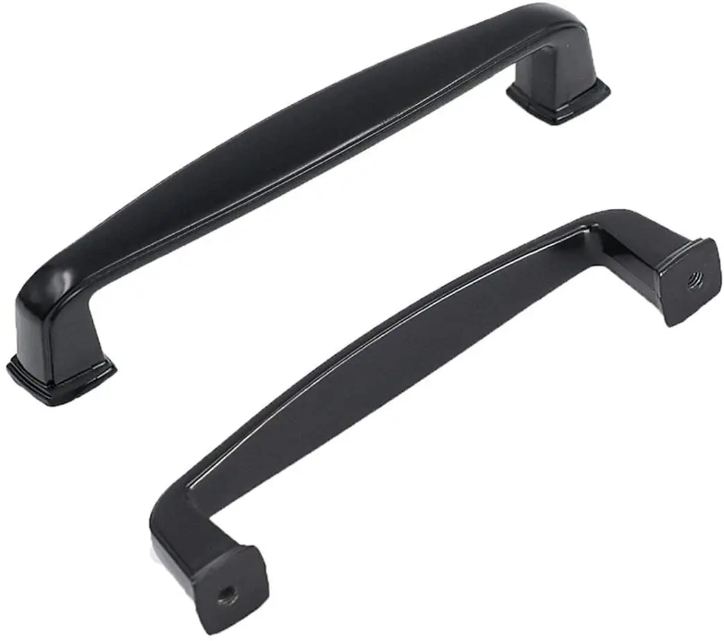 Черная мебель стол круглые ручки для ящиков ручка из цинкового сплава кухонный