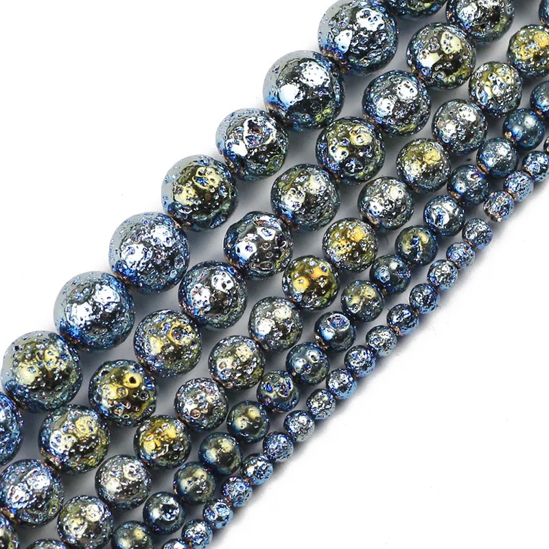 Натуральные разноцветные бриллиантовые круглые бусины с отверстиями аксессуары