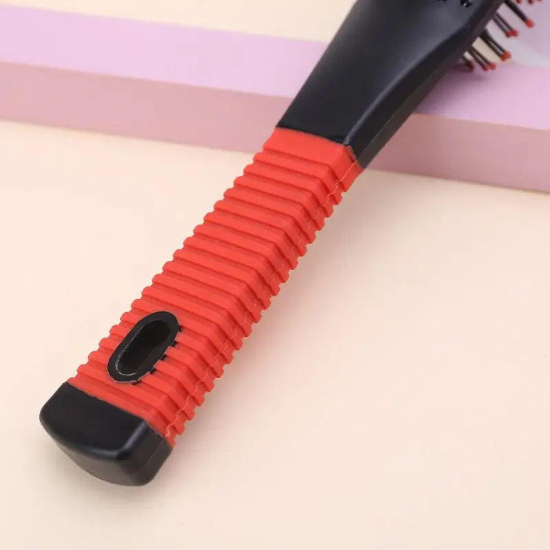

1pc Double Side Massage Comb Black Plastic Anti-tangle Brushes Wide Teeth Brush Wide Teeth Hairdressing Brush Description: 667D