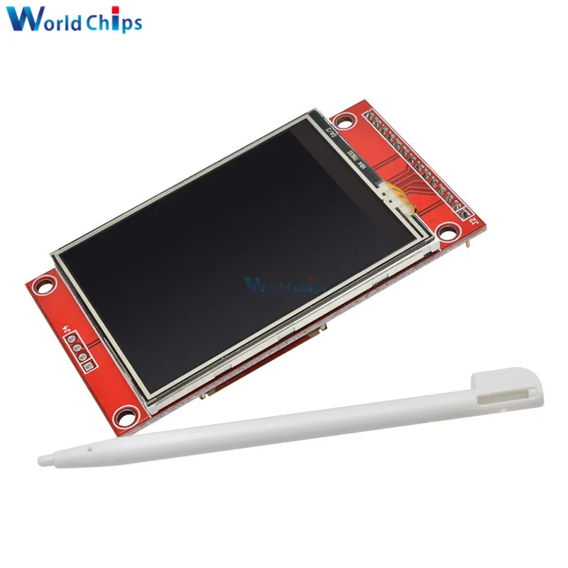 2,4 дюймов 2," TFT 320x240 SPI TFT lcd модуль последовательного порта ILI9341 сенсорный экран резистивный сенсорный экран USART UART HMI