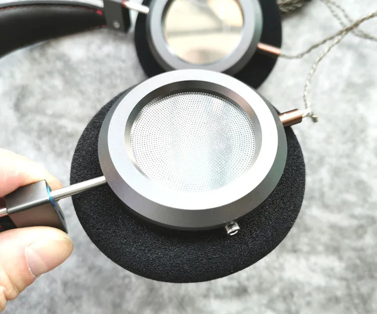 Высококлассные DIY пользовательские hifi термометр наушники открытый тип 40 мм большой блок подвижное кольцо женские ядовитые наушники