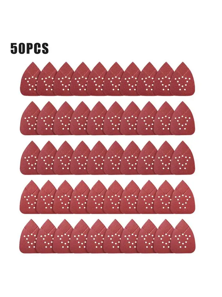 Наждачная бумага для мыши 50 шт. 133x95 мм зернистость 60/80/120/150/220 треугольная