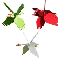 resin garden pinwheel bird windmills wind spinner whirligig toys yard lawn garden stakes outdoor decorations gifts