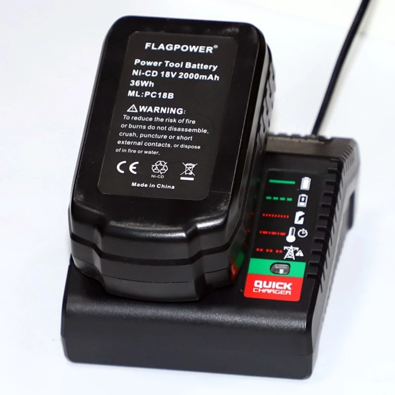 Freeshippig PCMVC PCLMVC PCXMVC Liion nickel-cadmium Battery Charger For Porter Cable Stanley 18V PC18B-2 PC18BLX PC489N | Электроника