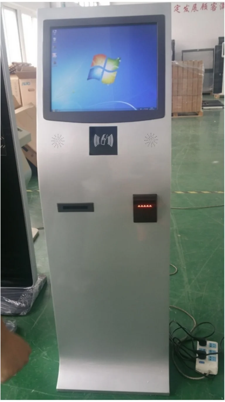 19 inch Cheap Android Touch Screen Kiosk Printer for Bank Queue