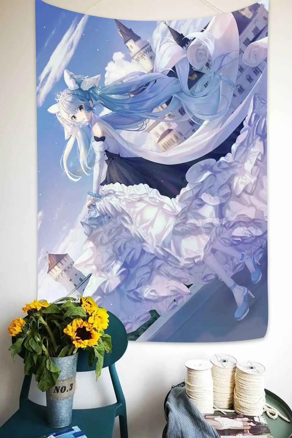 Simsant Japanese Manga Tapestry Frog Cartoon Boy Game Art Wall Hanging Tapestries for Living Room Home Dorm Decor Banner | Дом и сад