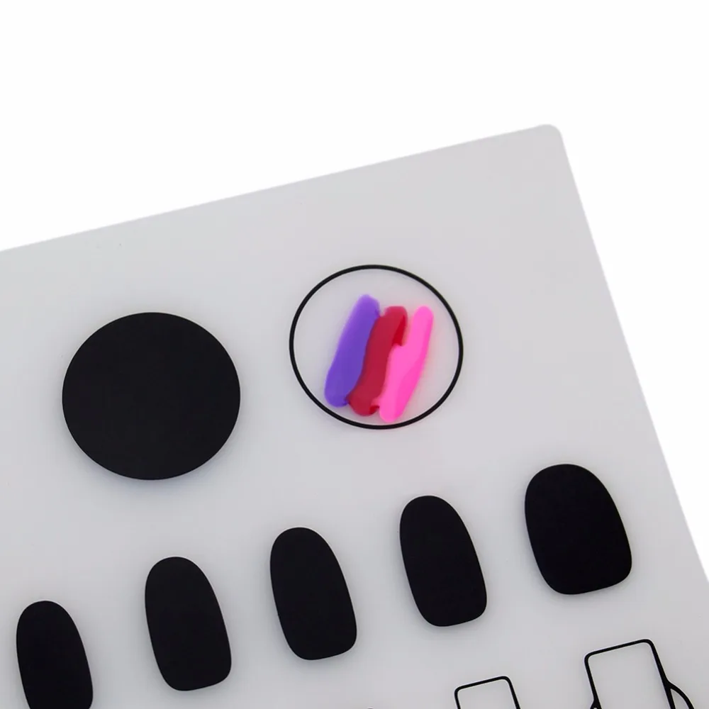 Складной практичный лак для ногтей силиконовый держатель рук Подушка наклейка
