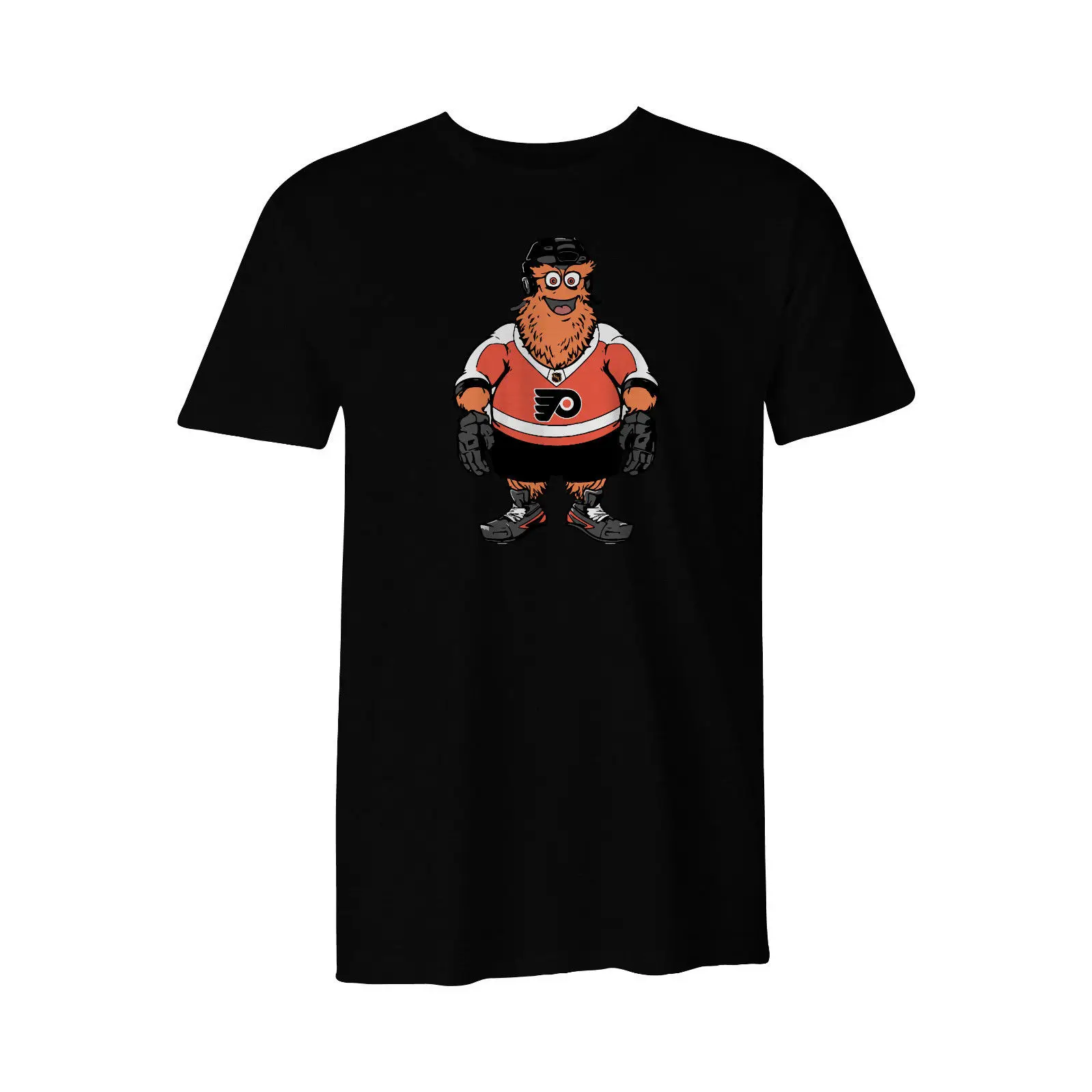 Gritty The Philadelphia футболка флаер (Мягкая стильная футболка) с героями мультфильмов