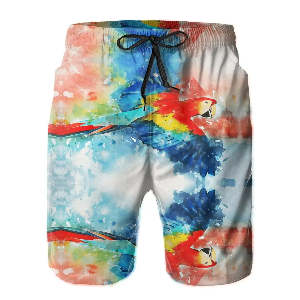 

R92 Sports Colorful Parrot Shorts Breathable Quick Dry Geeky Hawaii Pants