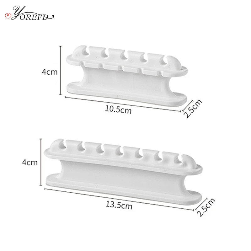 

OYOREFD Wall Mounted Anti-entanglement Cable Organizer Self-adhesive Power Cord Holder Desk USB Cable Protector Cable Holder