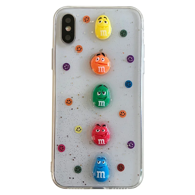 A row GlamPhoneCase юбка радужных цветов для девочек чехол для iPhone X XS Max XR Мягкий силиконовый чехол для iPhone 7 8 6 6s плюс Чехол - Цвет: A row