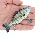 1 шт. 7 секций плавающая жесткая приманка воблеры 10 см 7,5 г рыболовные снасти