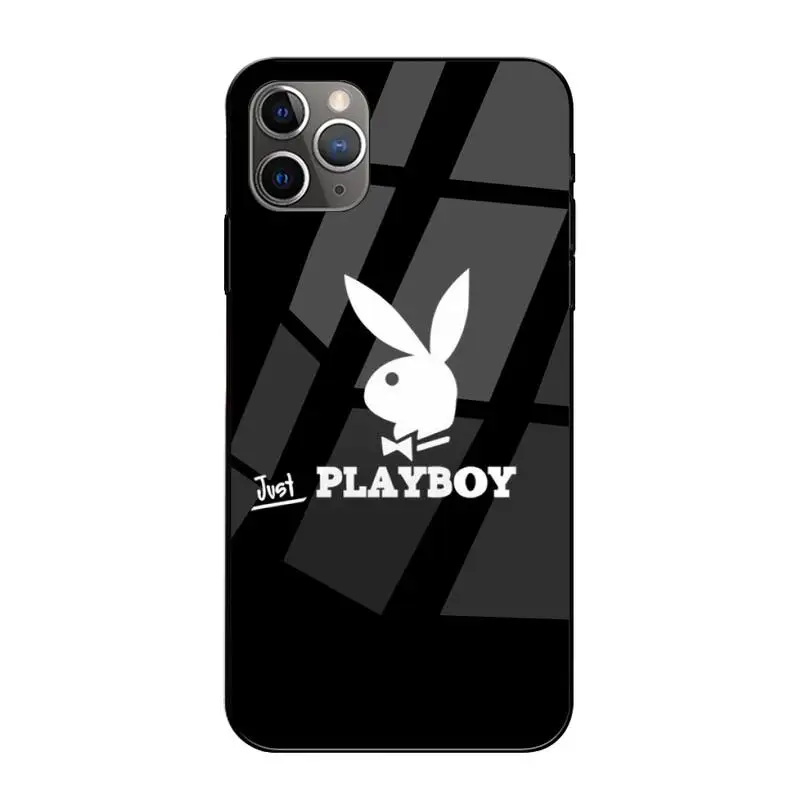 

Playboy Phone Case Tempered Glass For Iphone6plus 6S 7 7plus 8 X XS XSmax XR 11 12 Pro Max 12mini