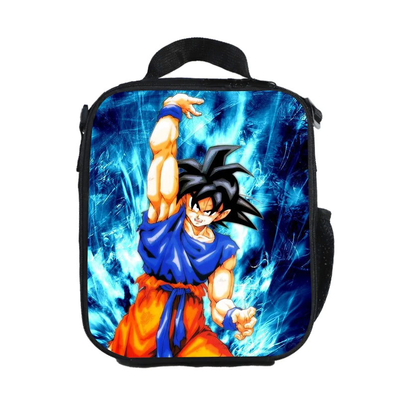 WCB-QLZ40 Аниме «Жемчуг дракона» "Ланч-бокс" Goku Saiyan контейнер для еды для хранения коробки, футляр контейнер органайзер для мальчиков и девочек, сумка для обеда - Цвет: WCB-QLZ40