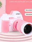 Розовая электронная цифровая камера, игрушки для детей, подарки на день рождения, мини-проектор, видеокамера для девочек и мальчиков, обучающие игрушки