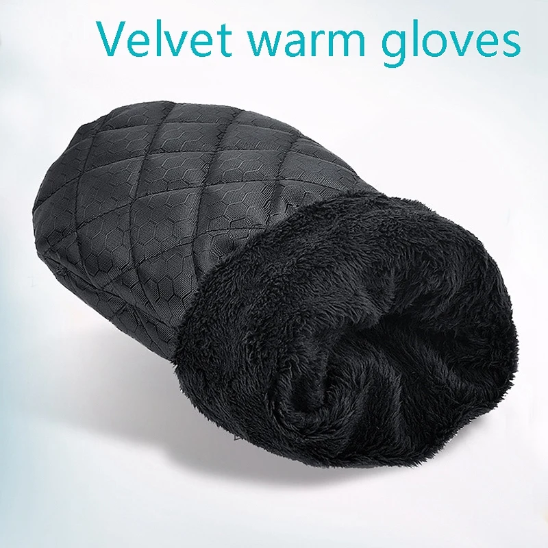 

Car Telescopic Ice Scraper Window Durable Warm Gloves Scraper Snow Ice Shovel Removal for Winter Snow Ice Defrost