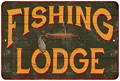 

Деревянная металлическая табличка/рыболовная палатка/Настенный декор для мужской пещеры, рыболовная палатка, рыболовное отверстие, подаро...