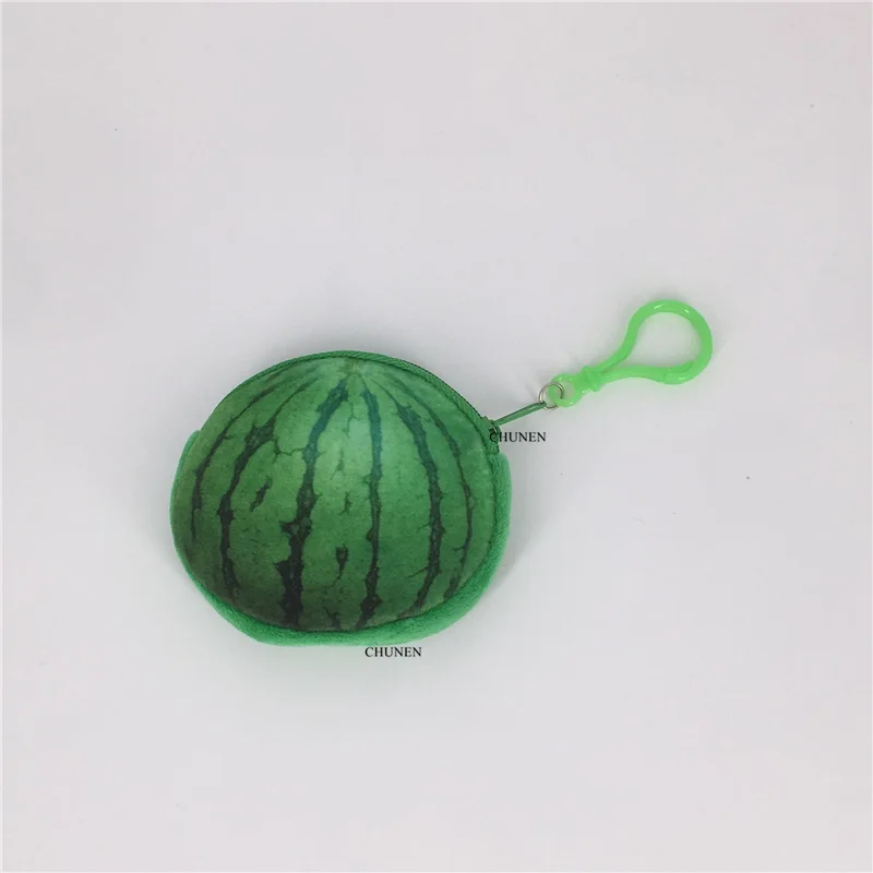 Mini Key Hook Fruits Plush Toy Purse - New Strawberry Etc. 8cm plush toy purse |