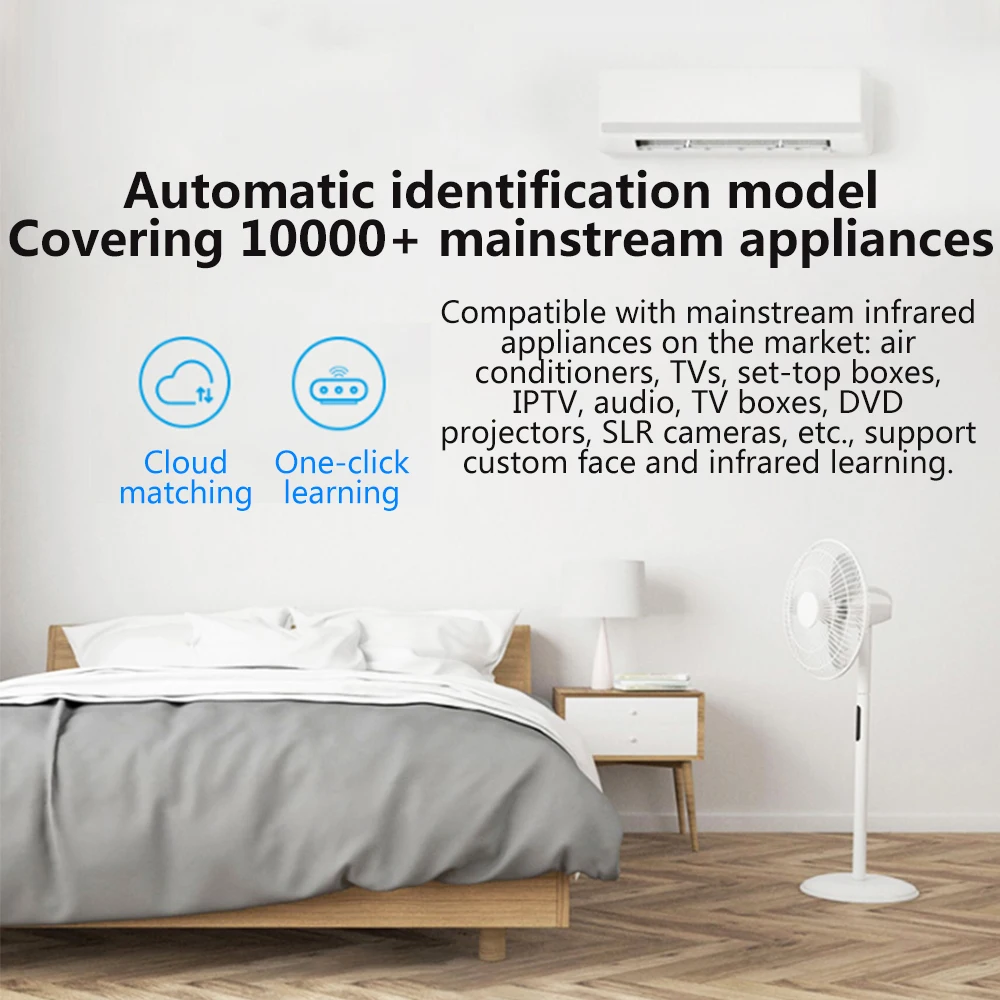 Wifi Tuya пульт дистанционного управления Alexa Wifi-IR Smart Life IR беспроводной ТВ Универсальный пульт дистанционного управления голосовое обучение пульт дистанционного управления tv IP tv