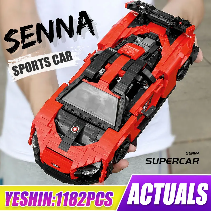 

10007, 1182 шт., Детский конструктор «Сенна»