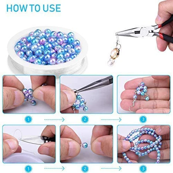 

Jewelry Making Consumables Kit, Including Jewelry Tools, Jewelry Wire and Accessories for Jewelry Repair and Beading