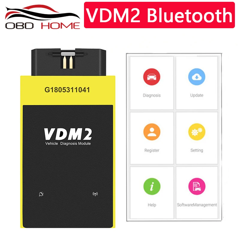 Автомобильные аксессуары UCANDAS VDM2 полная система V5.2 Bluetooth wifi OBD2 VDMII для Android VDM 2