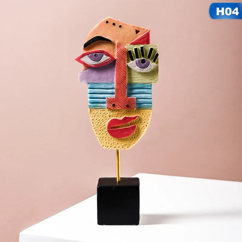 

Abstract Face Meditator Abstract Art Sculpture Office Craft Ornament Home Decoration Accessories Office Home Decor