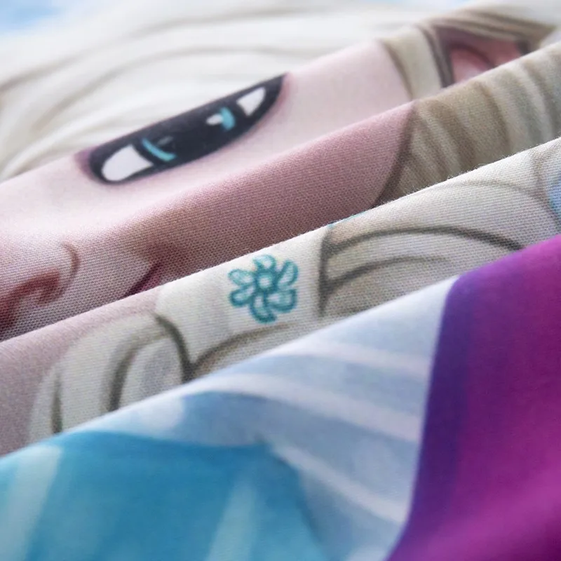 Комплект постельного белья Disney Frozen Princess Elsa Anna Mc Queen детский пододеяльник для