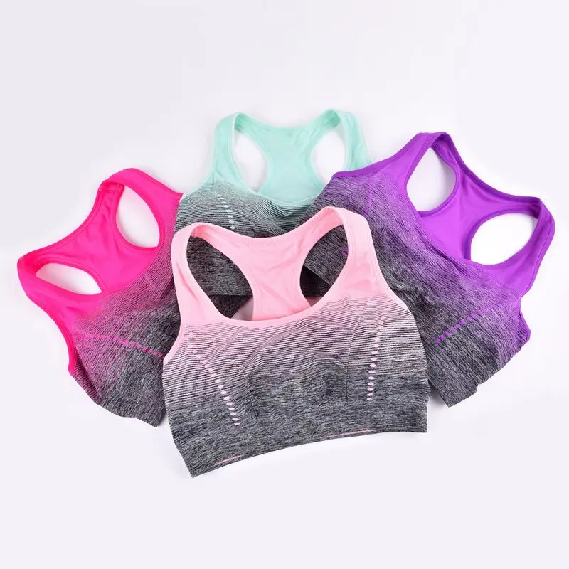 

Quick-drying Sports Underwear Fashion Breathable Sports Bras Women Fitness No Rims Running Underwear Yoga Vest