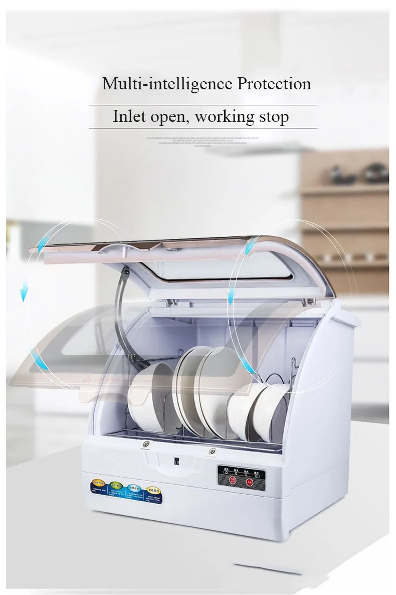 Совершенно новая полная портативная столешница посудомоечная машина горячая