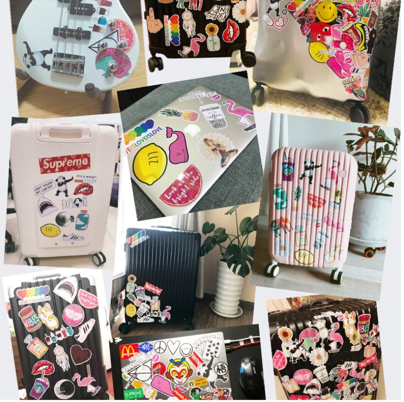 

Sticker 50 new ghost anime graffiti sticker can be moved out of the blade button pull rod box your notebook