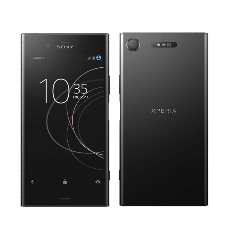 5," Dual Sim sony Xperia XZ1 G8342 4 Гб 64 Гб мобильный телефон 4G LTE Snapdragon 835 Восьмиядерный Android NFC Смартфон